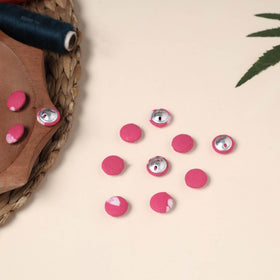  Buttonbaaz Handmade Fabric Button Small 