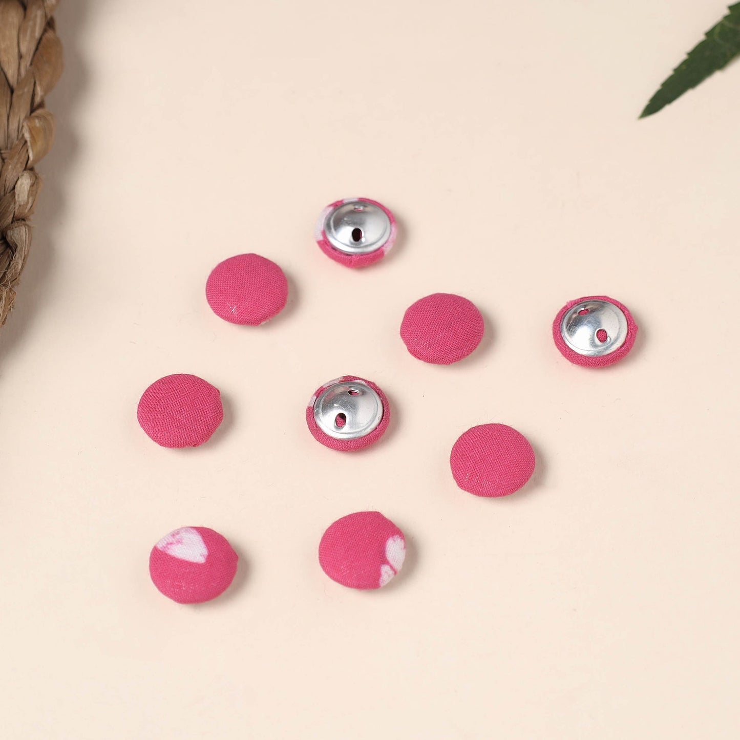  Buttonbaaz Handmade Fabric Button Small 