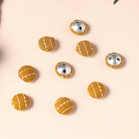  Buttonbaaz Handmade Fabric Button Small 