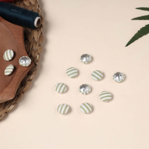  Buttonbaaz Handmade Fabric Button Small 