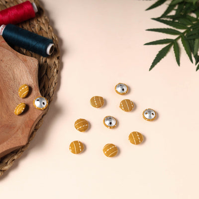  Buttonbaaz Handmade Fabric Button Small 