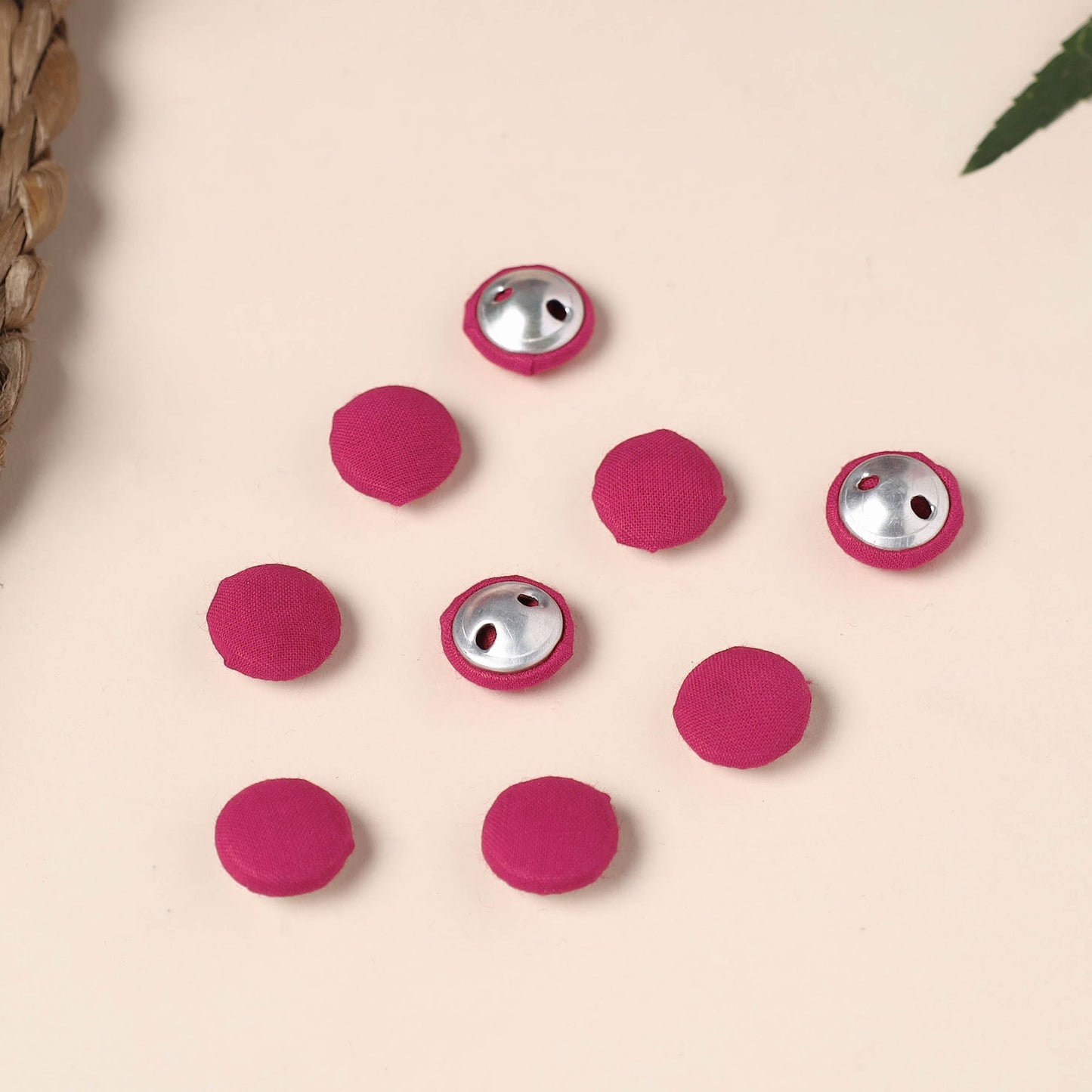  Buttonbaaz Handmade Fabric Button Small 