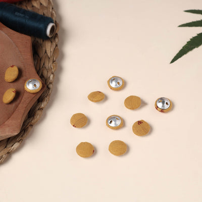  Buttonbaaz Handmade Fabric Button Small 