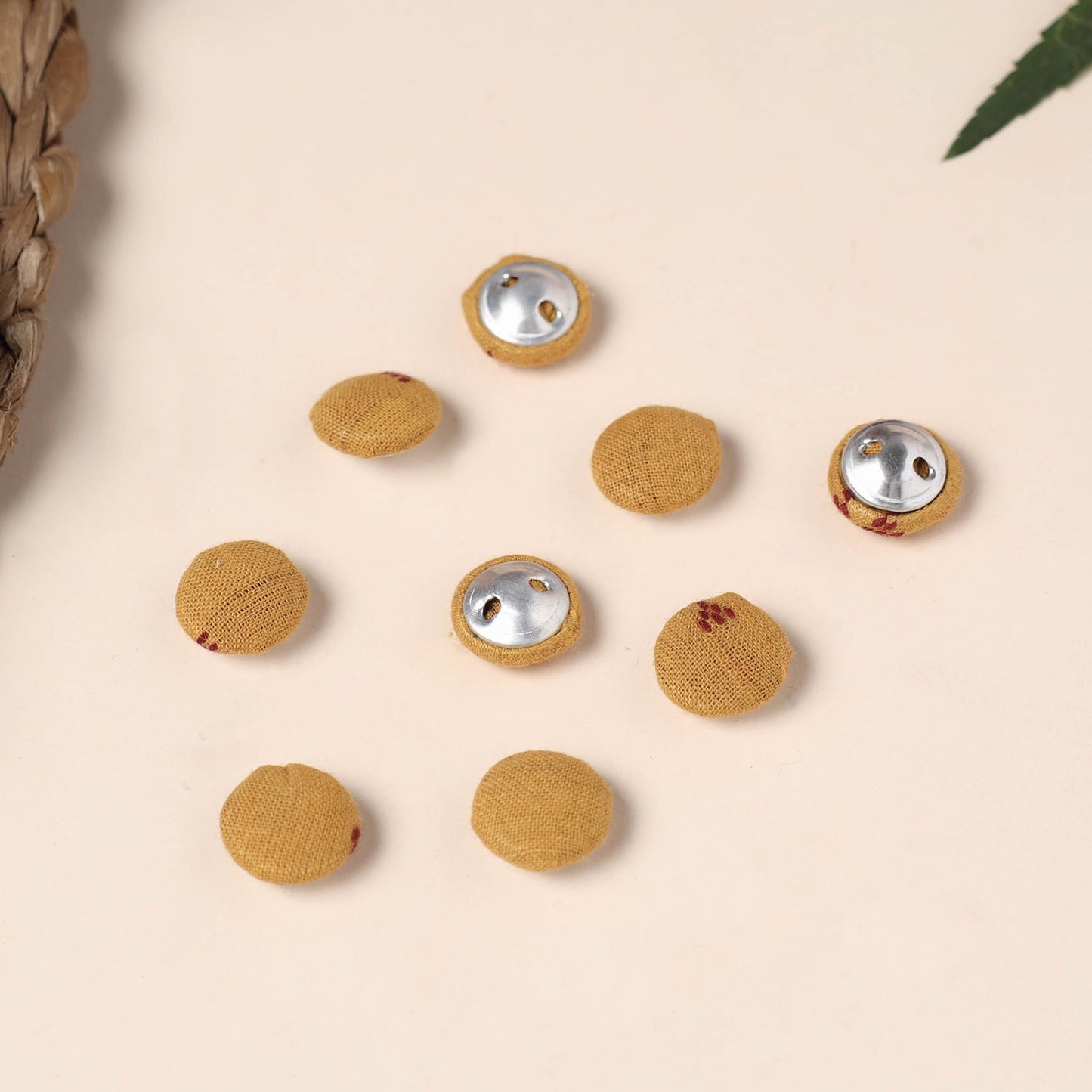  Buttonbaaz Handmade Fabric Button Small 