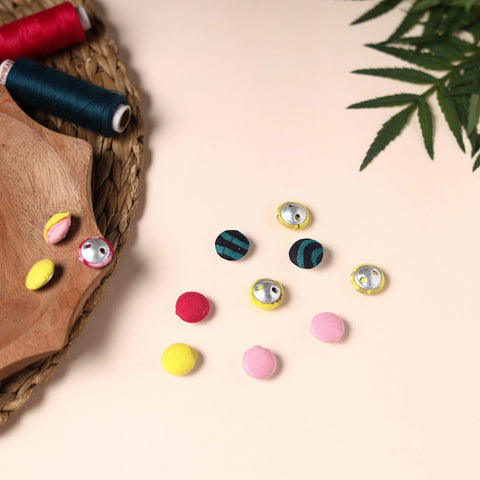  Buttonbaaz Handmade Fabric Button Small 