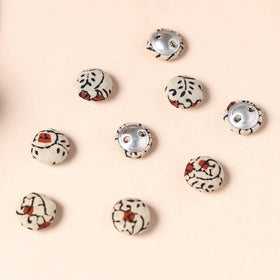  Buttonbaaz Handmade Fabric Button Small 