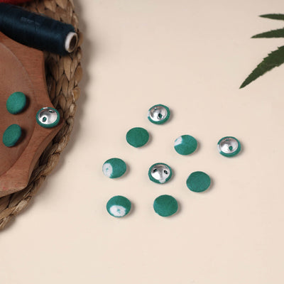  Buttonbaaz Handmade Fabric Button Small 