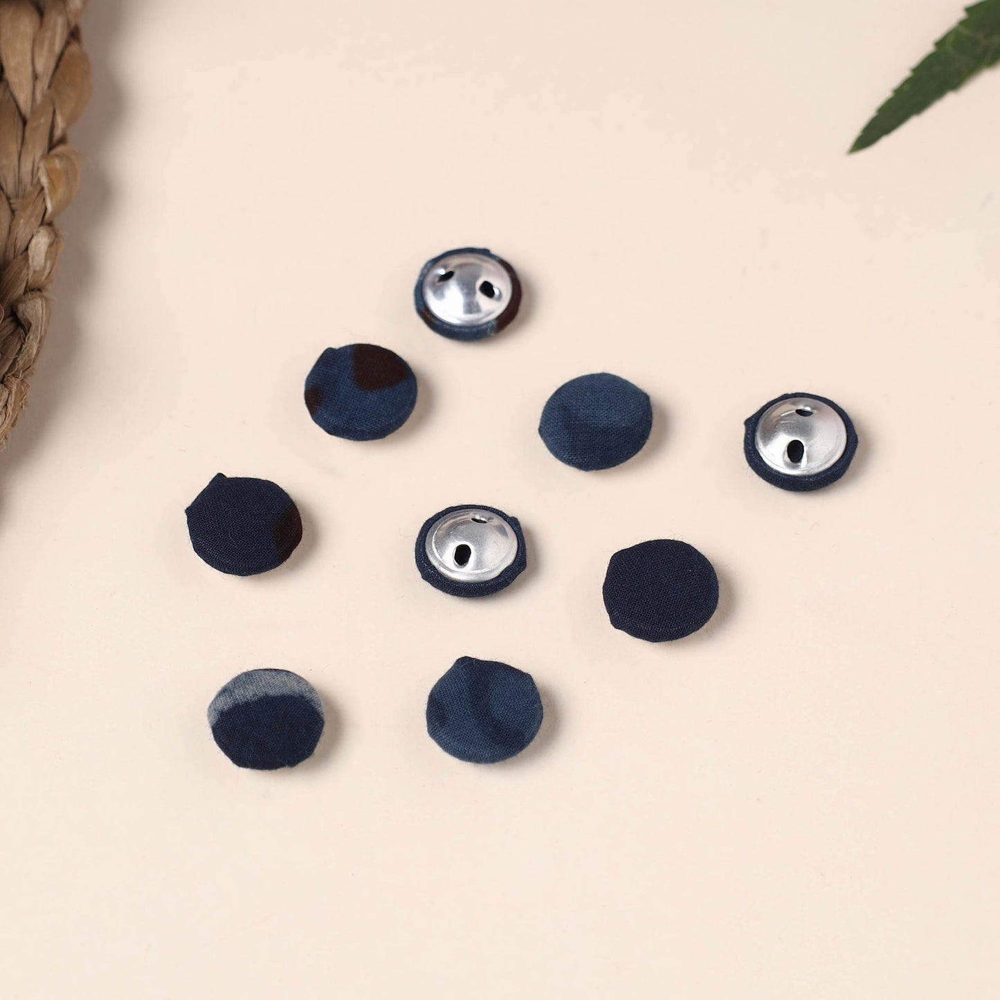  Buttonbaaz Handmade Fabric Button Small 