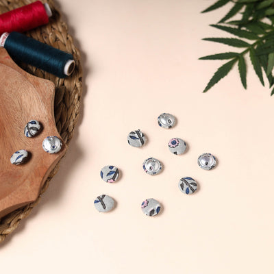  Buttonbaaz Handmade Fabric Button Small 