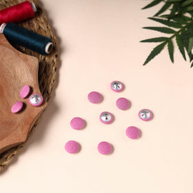  Buttonbaaz Handmade Fabric Button Small 