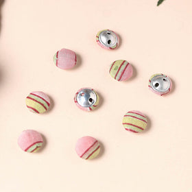  Buttonbaaz Handmade Fabric Button Small 