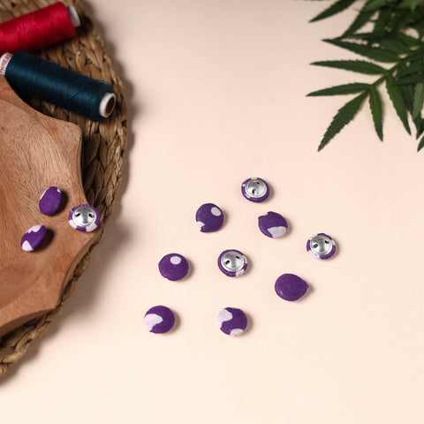  Buttonbaaz Handmade Fabric Button Small 