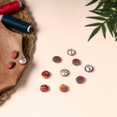  Buttonbaaz Handmade Fabric Button Small 