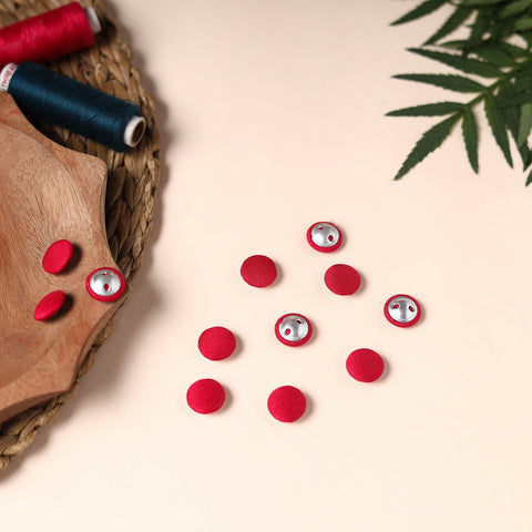  Buttonbaaz Handmade Fabric Button Small 