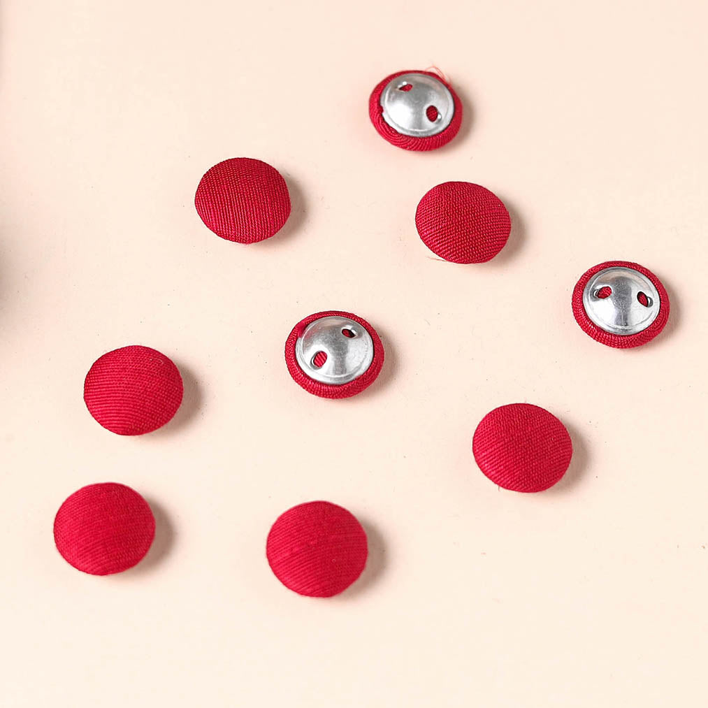  Buttonbaaz Handmade Fabric Button Small 