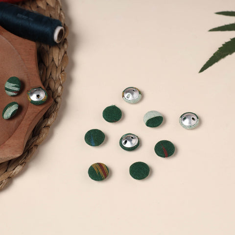  Buttonbaaz Handmade Fabric Button Small 