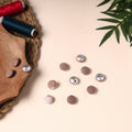 Buttonbaaz Handmade Fabric Button Small 