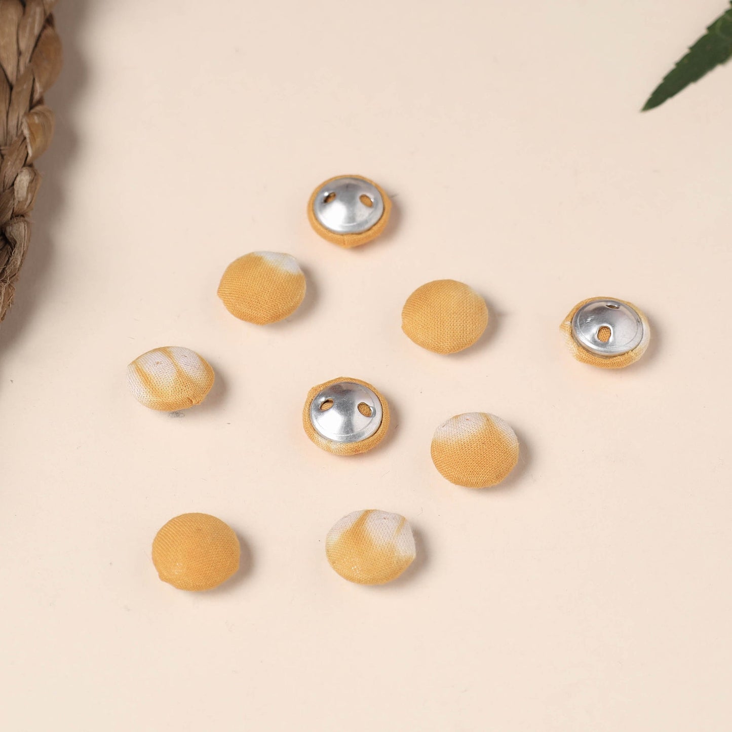  Buttonbaaz Handmade Fabric Button Small 