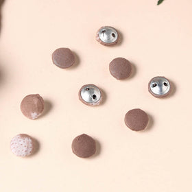  Buttonbaaz Handmade Fabric Button Small 