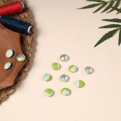  Buttonbaaz Handmade Fabric Button Small 