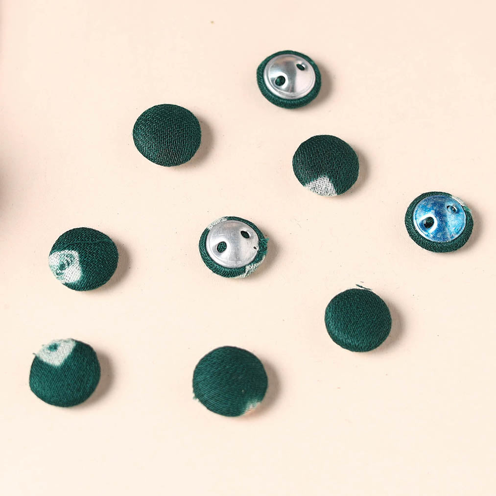  Buttonbaaz Handmade Fabric Button Small 