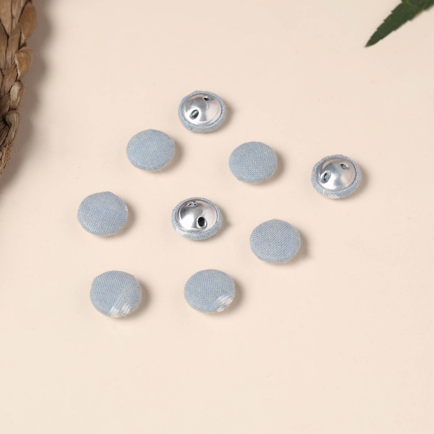  Buttonbaaz Handmade Fabric Button Small 