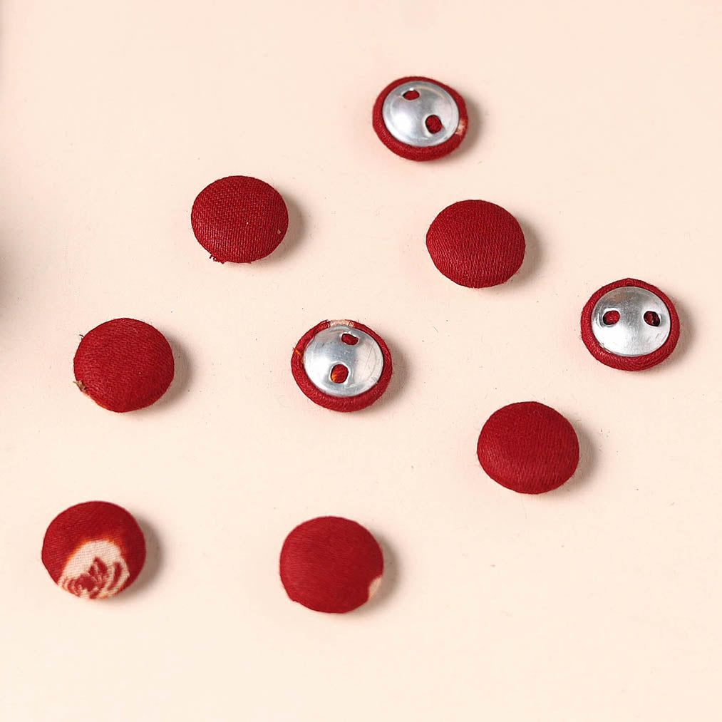  Buttonbaaz Handmade Fabric Button Small 