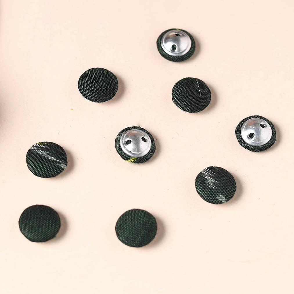  Buttonbaaz Handmade Fabric Button Small 