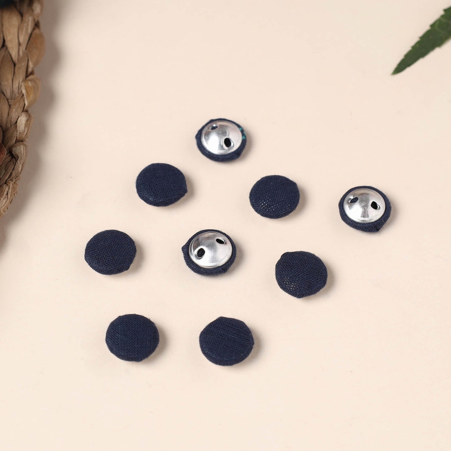  Buttonbaaz Handmade Fabric Button Small 