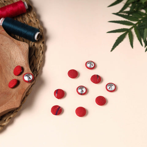  Buttonbaaz Handmade Fabric Button Small 