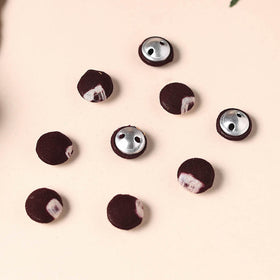  Buttonbaaz Handmade Fabric Button Small 