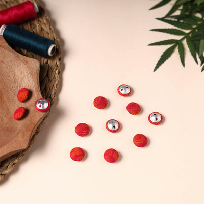  Buttonbaaz Handmade Fabric Button Small 