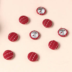  Buttonbaaz Handmade Fabric Button Small 