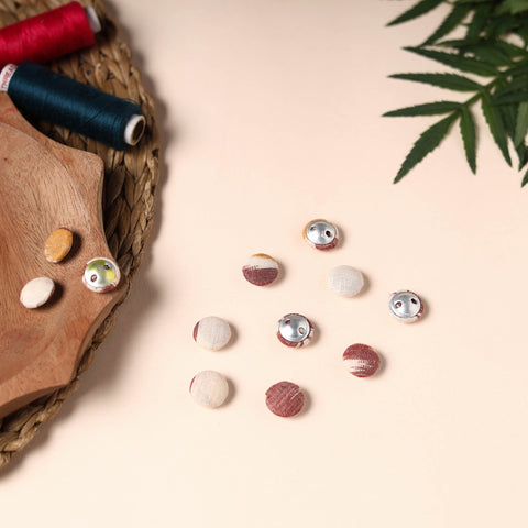  Buttonbaaz Handmade Fabric Button Small 