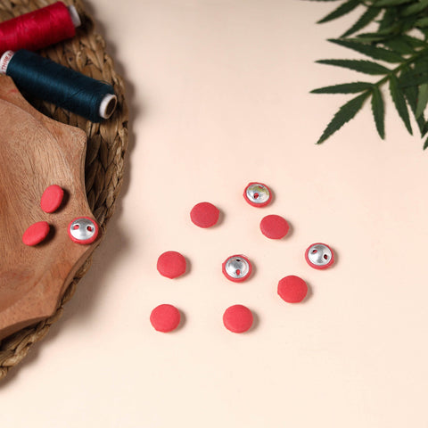  Buttonbaaz Handmade Fabric Button Small 