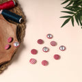  Buttonbaaz Handmade Fabric Button Small 