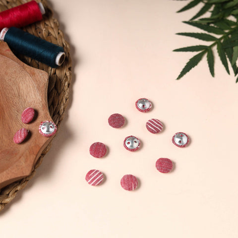  Buttonbaaz Handmade Fabric Button Small 
