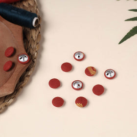  Buttonbaaz Handmade Fabric Button Small 
