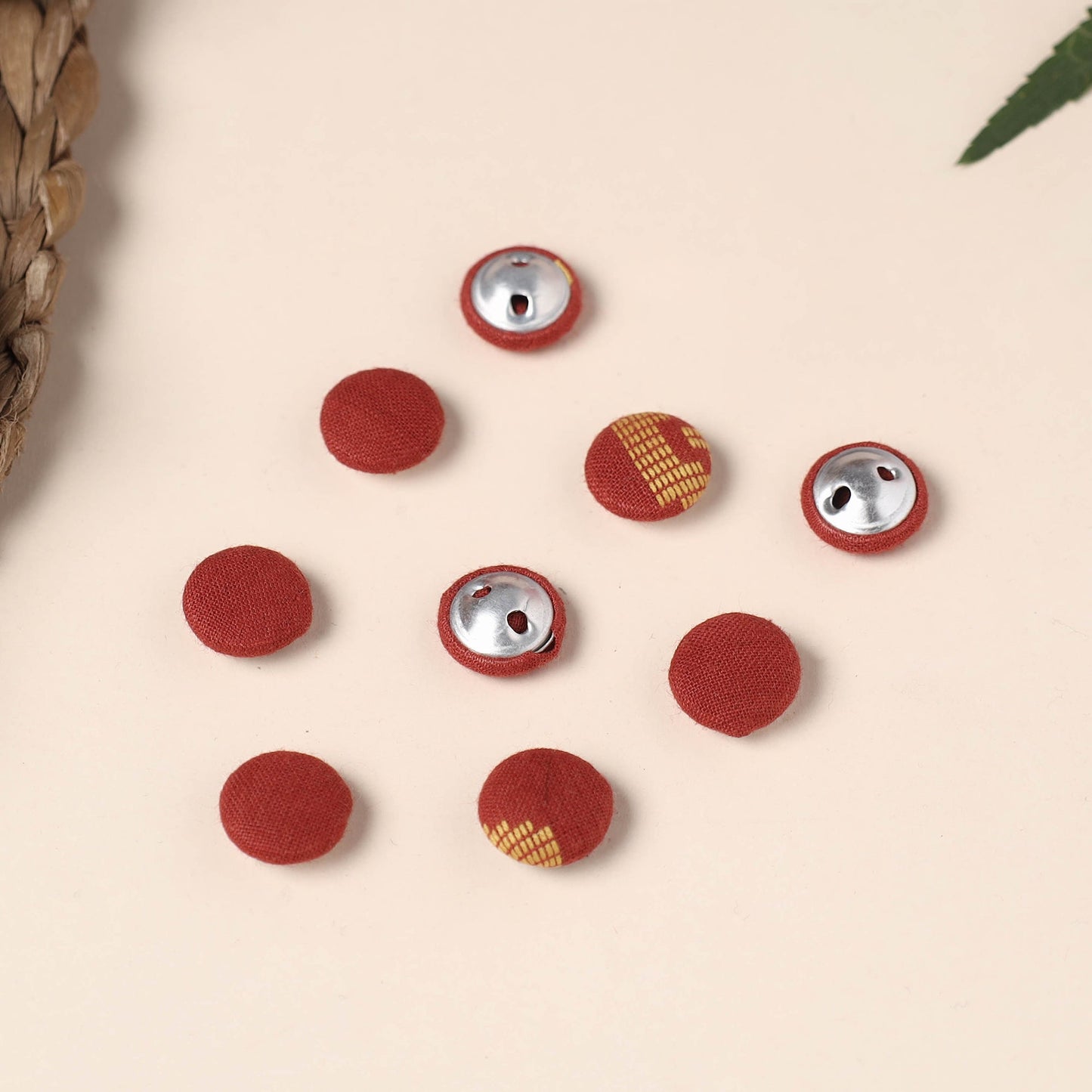  Buttonbaaz Handmade Fabric Button Small 