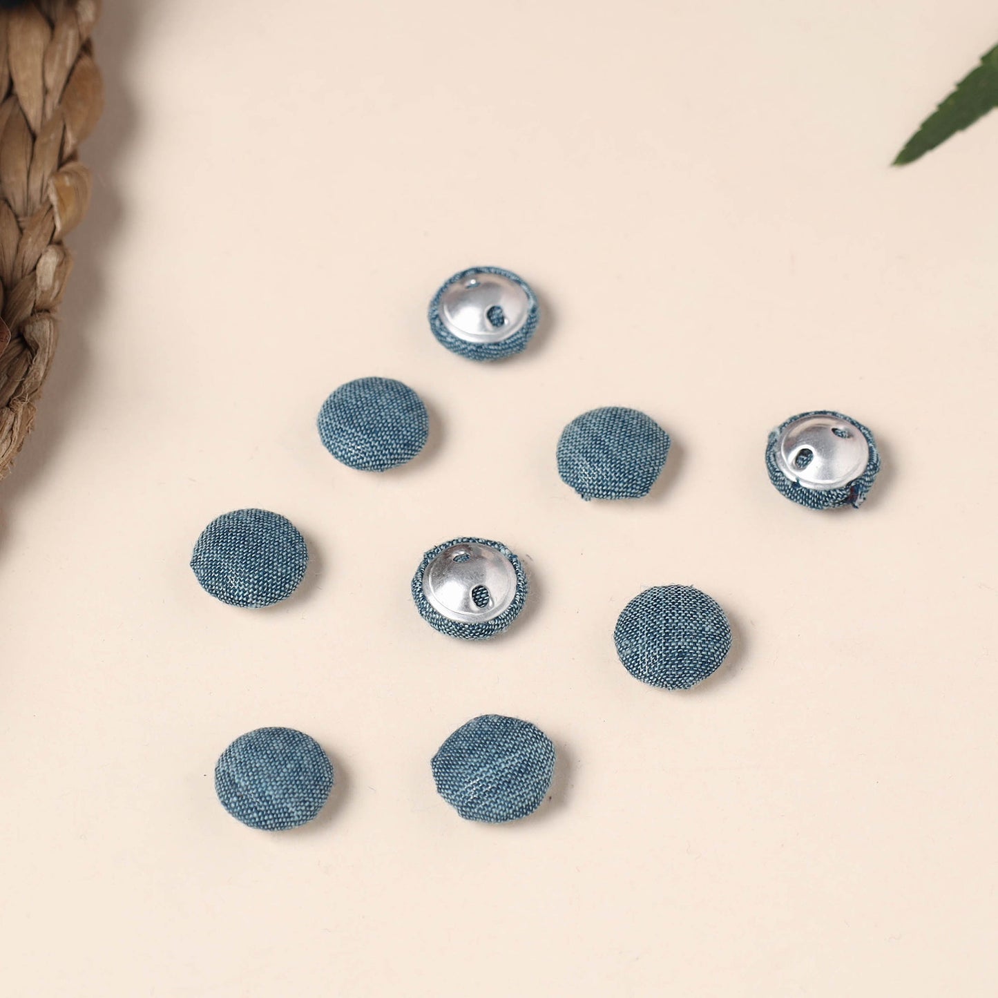  Buttonbaaz Handmade Fabric Button Small 