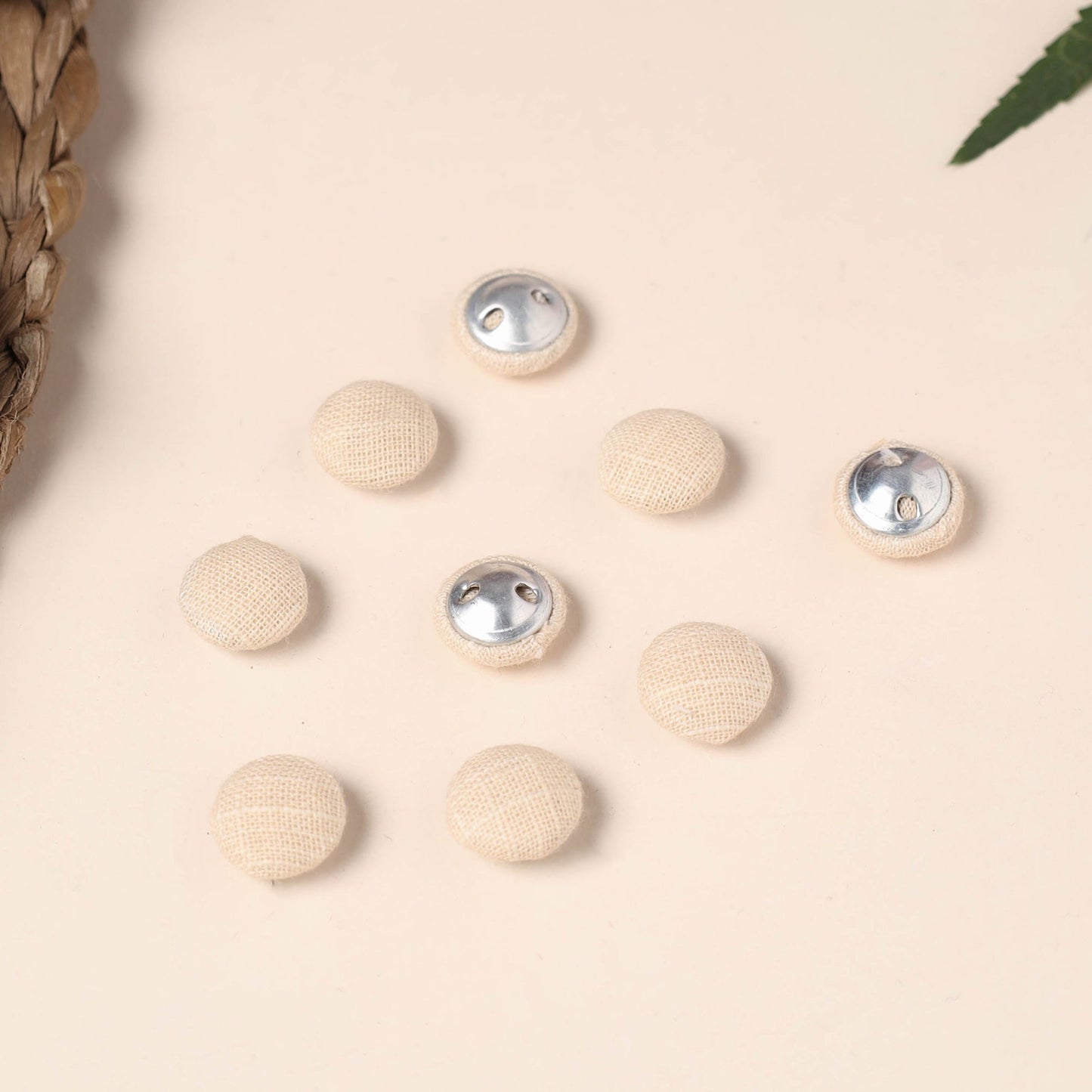  Buttonbaaz Handmade Fabric Button Small 