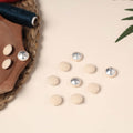  Buttonbaaz Handmade Fabric Button Small 