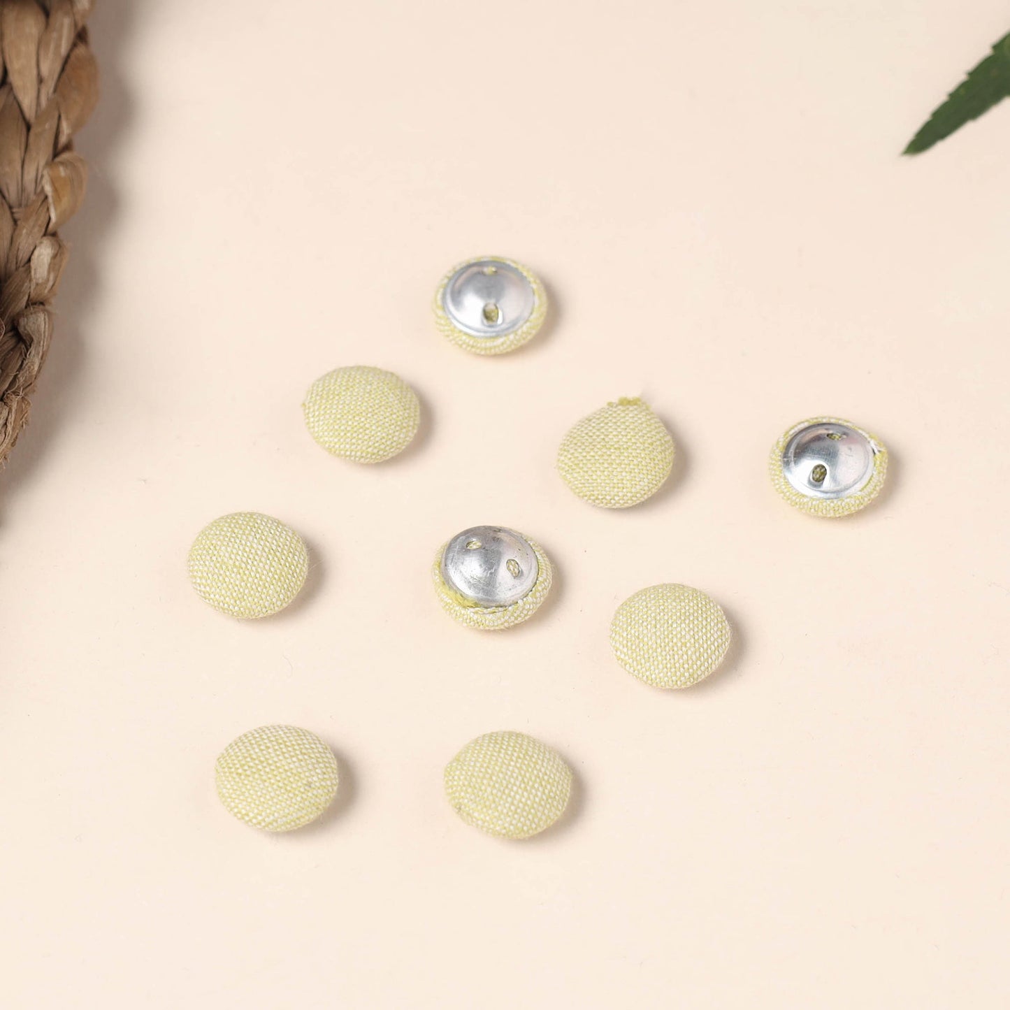  Buttonbaaz Handmade Fabric Button Small 