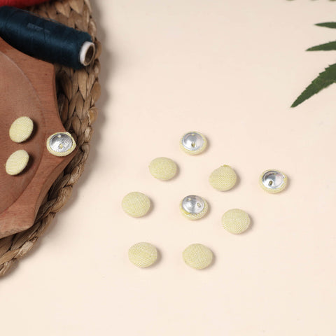  Buttonbaaz Handmade Fabric Button Small 