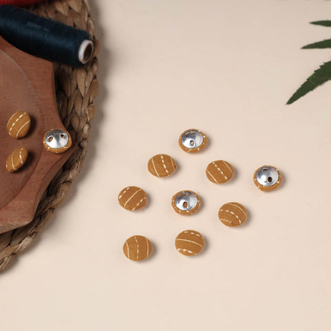  Buttonbaaz Handmade Fabric Button Small 