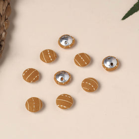  Buttonbaaz Handmade Fabric Button Small 
