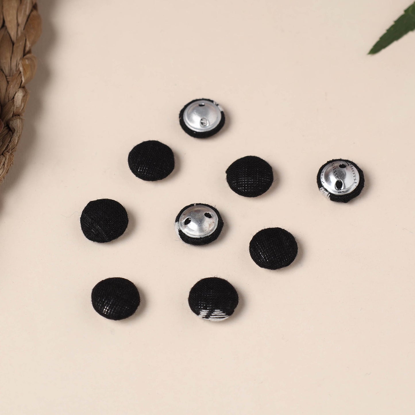  Buttonbaaz Handmade Fabric Button Small 