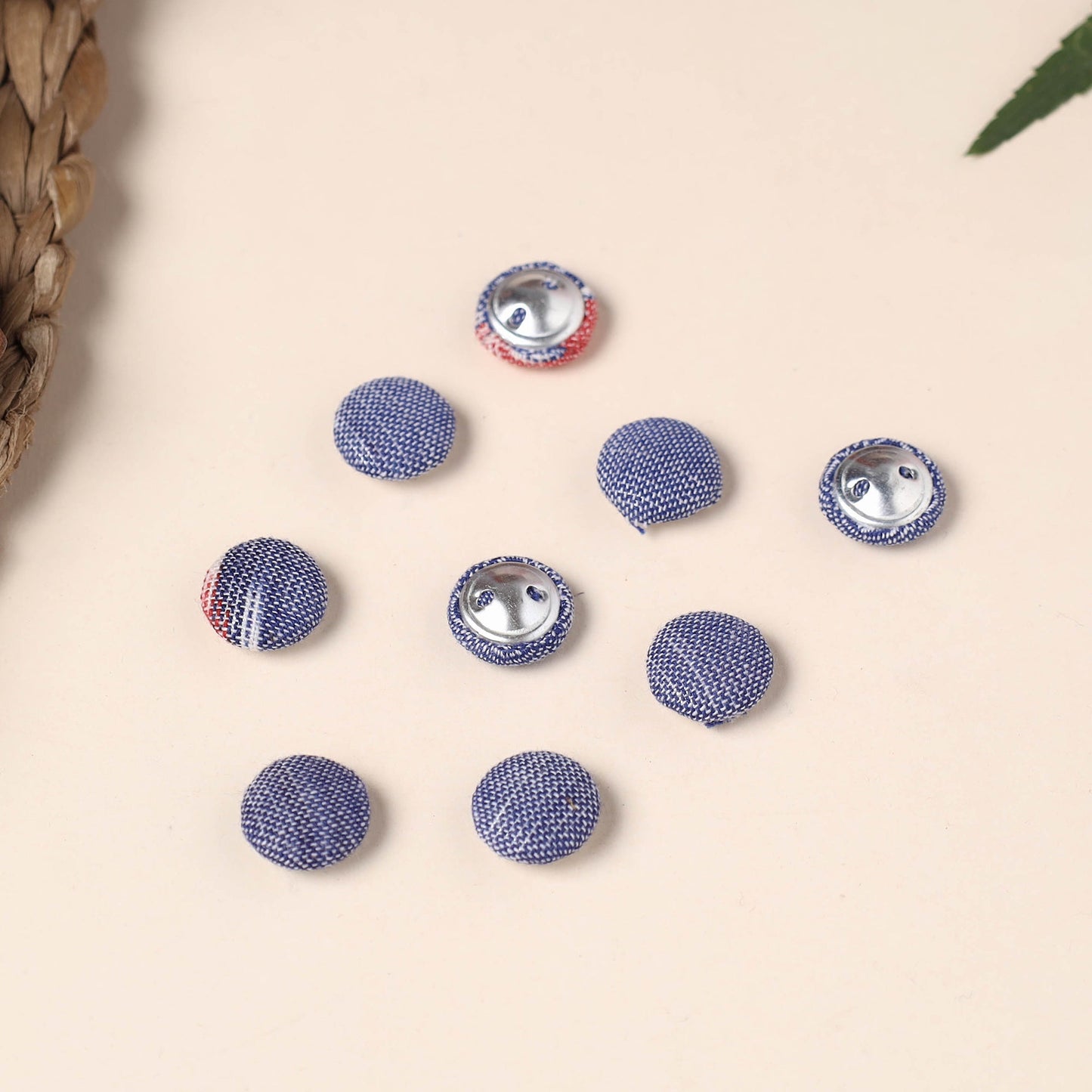  Buttonbaaz Handmade Fabric Button Small 