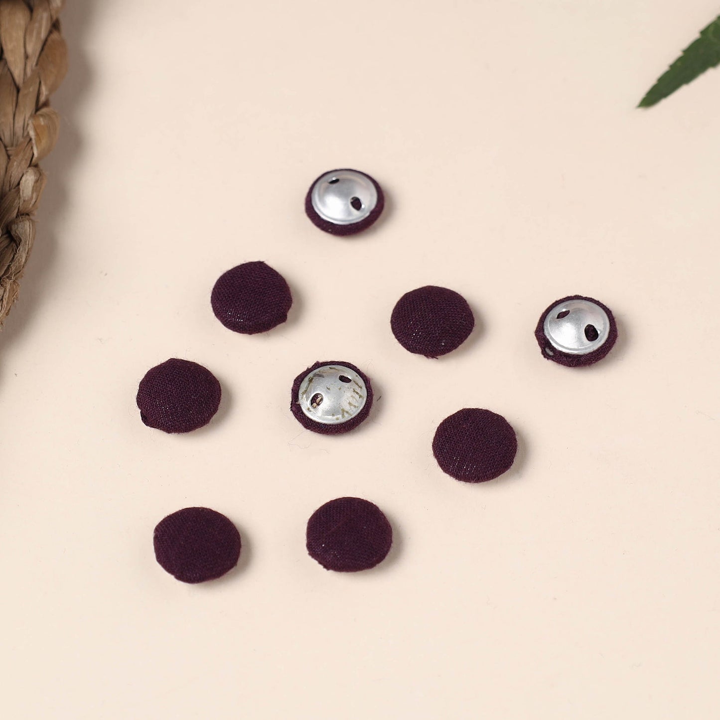  Buttonbaaz Handmade Fabric Button Small 