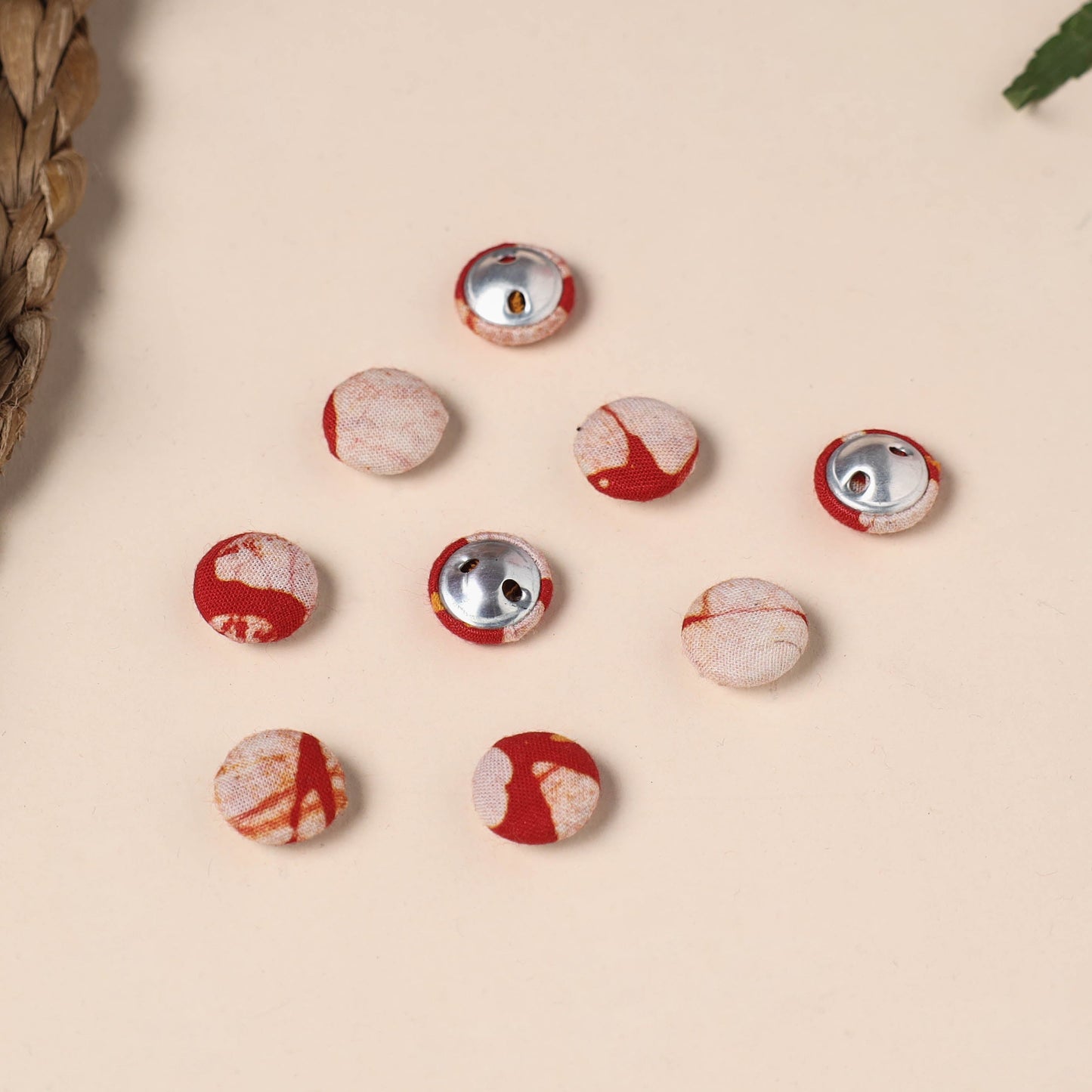  Buttonbaaz Handmade Fabric Button Small 